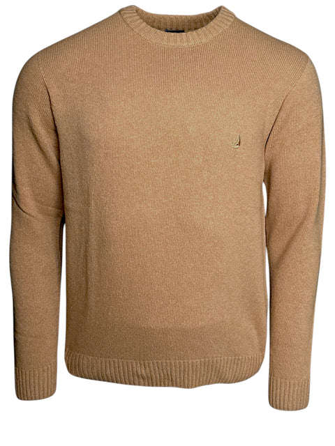 PULL HOMME 80% LAINE CAMEL