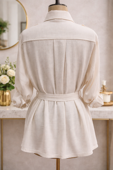 SAHARIENNE FEMME ECRU