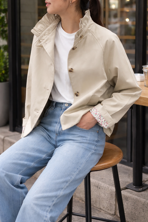 VESTE TRENCH VICTORIA BEIGE