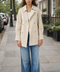 TRENCH TENCEL COURT BEIGE