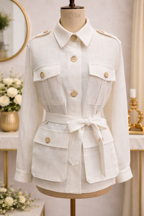 SAHARIENNE FEMME ECRU