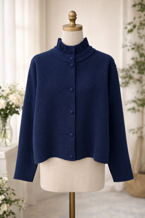 GILET CARDIGAN OUESSANT MARINE