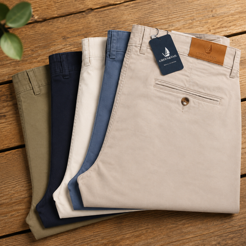 Pantalon chino homme beige | Casual chic & nautique