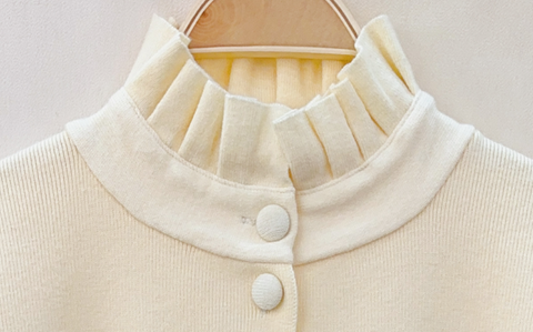 GILET CARDIGAN ECUME IVOIRE