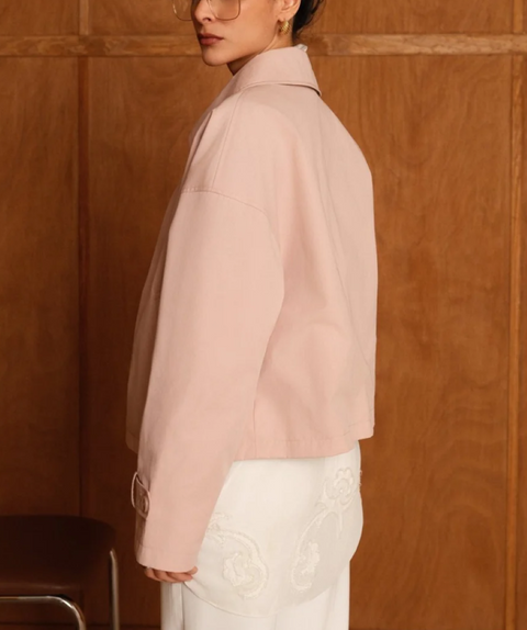 TRENCH COURT REVERSIBLE ZEPHYR ROSE / BEIGE