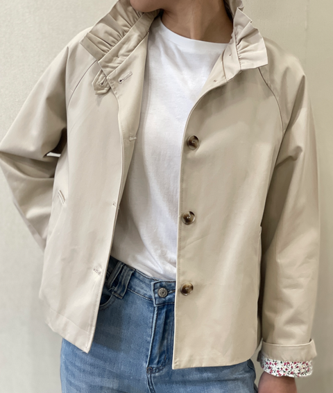 VESTE TRENCH VICTORIA BEIGE