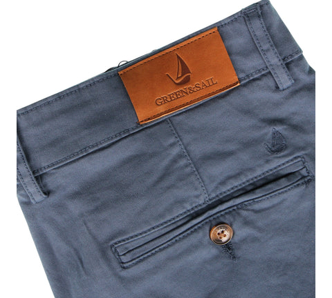 Pantalon chino homme bleu | Casual chic & nautique