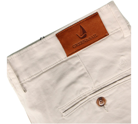 Pantalon chino homme ivoire | Casual chic & nautique