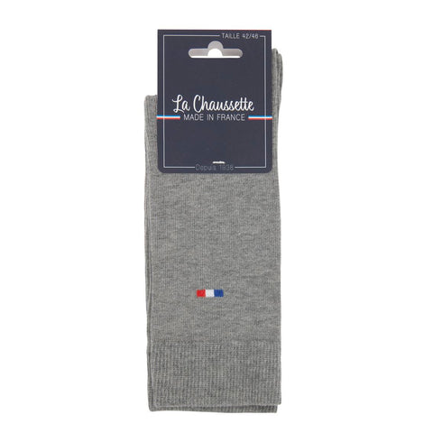 CHAUSSETTES HOMME MADE IN FRANCE GRISES