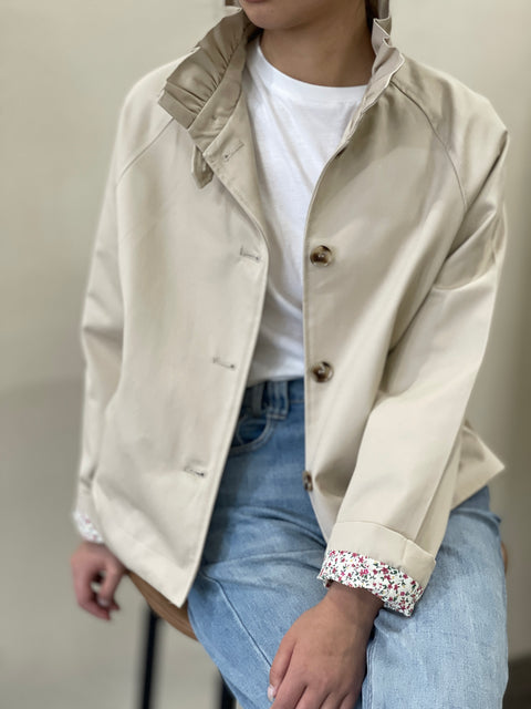 VESTE TRENCH VICTORIA BEIGE