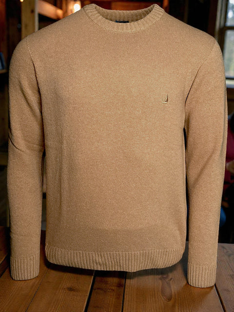 PULL HOMME 80% LAINE CAMEL