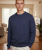 PULL HOMME 80% LAINE MARINE